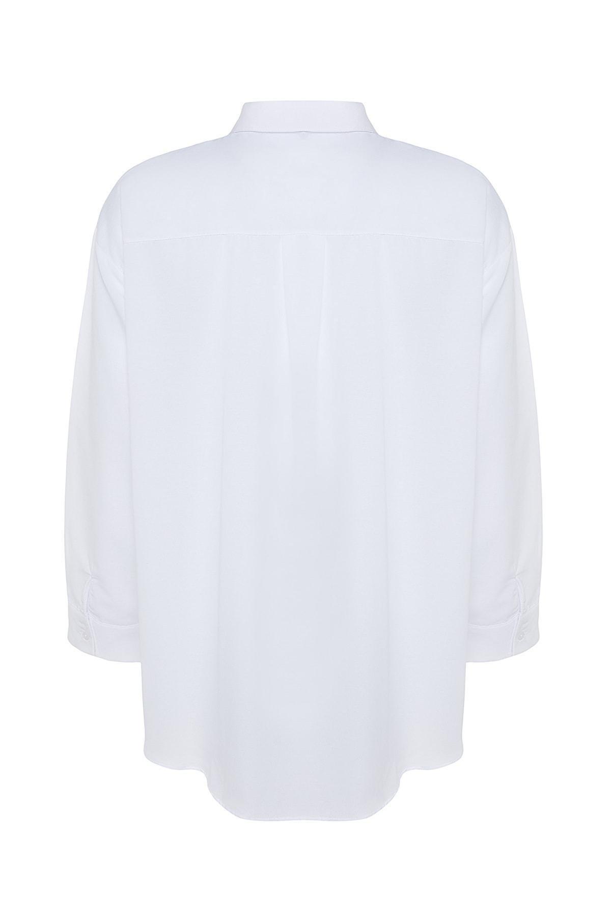 Trendyol - White Regular Plus Size Shirt