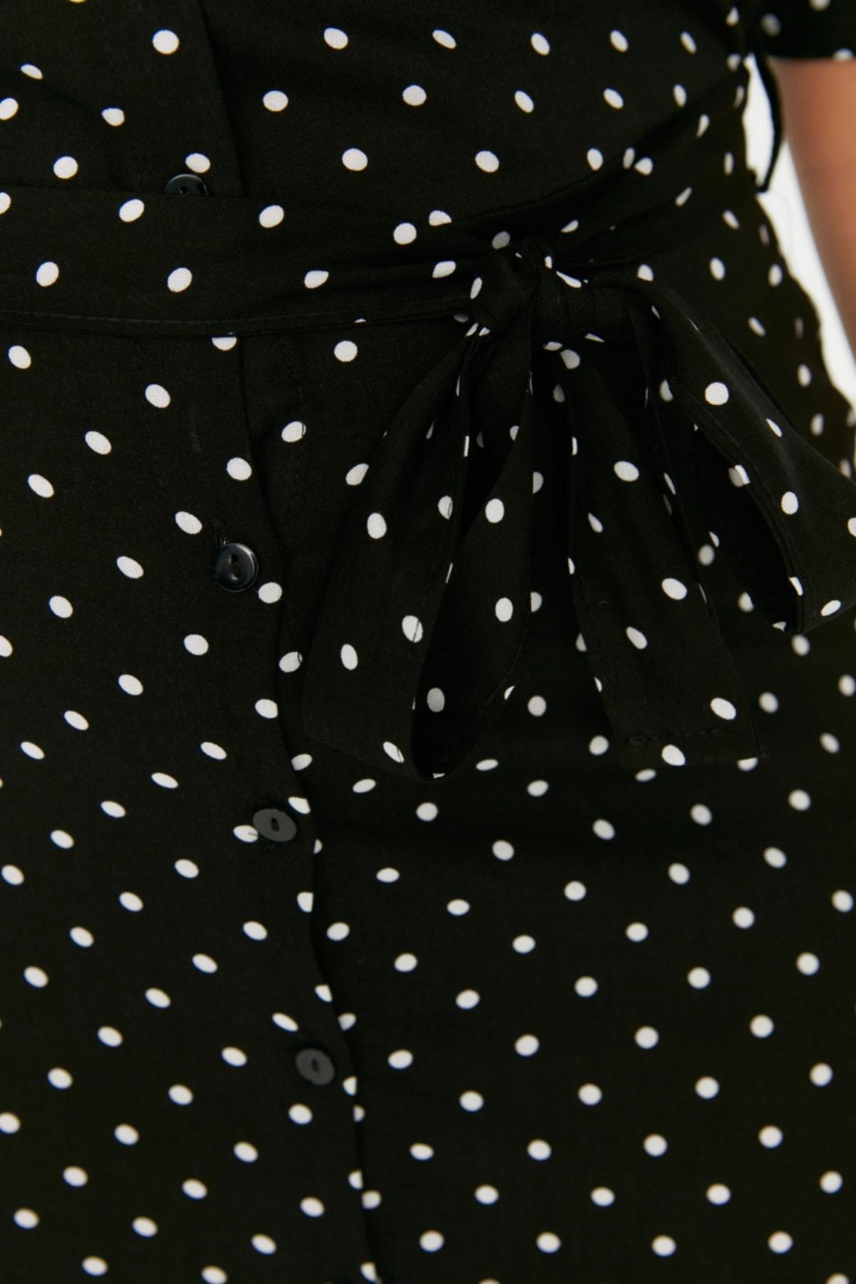 Black Floral Plus Size Dress, , large image number 3