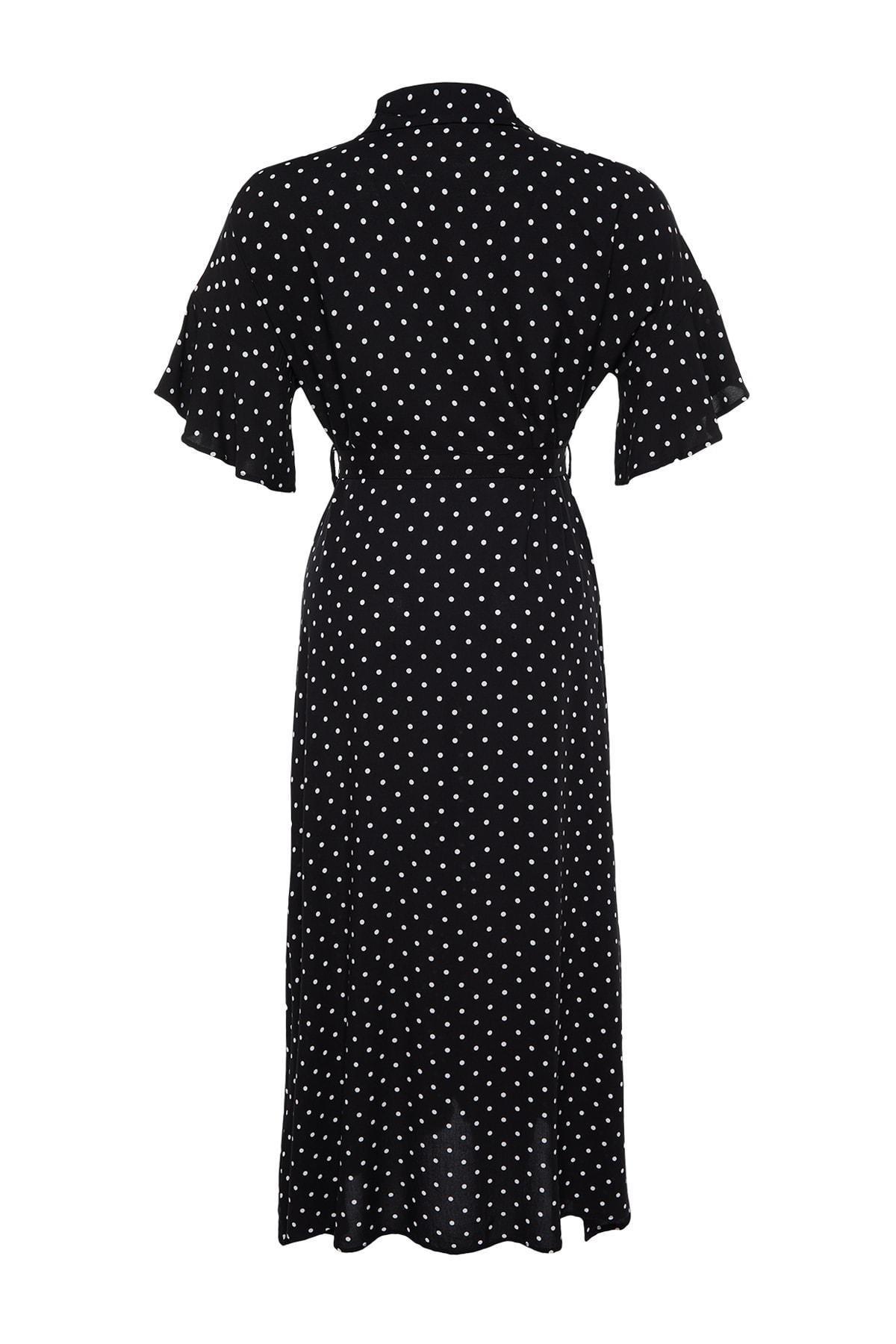 Black Floral Plus Size Dress, , large image number 7