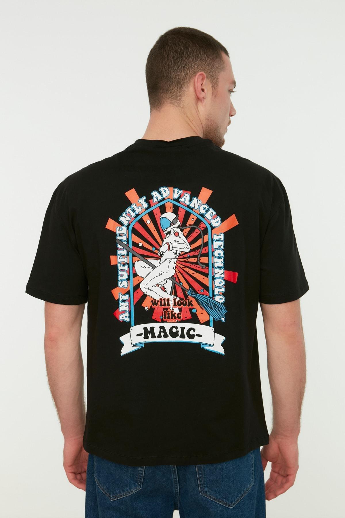 Black Crew Neck Tshirt, , large image number 0