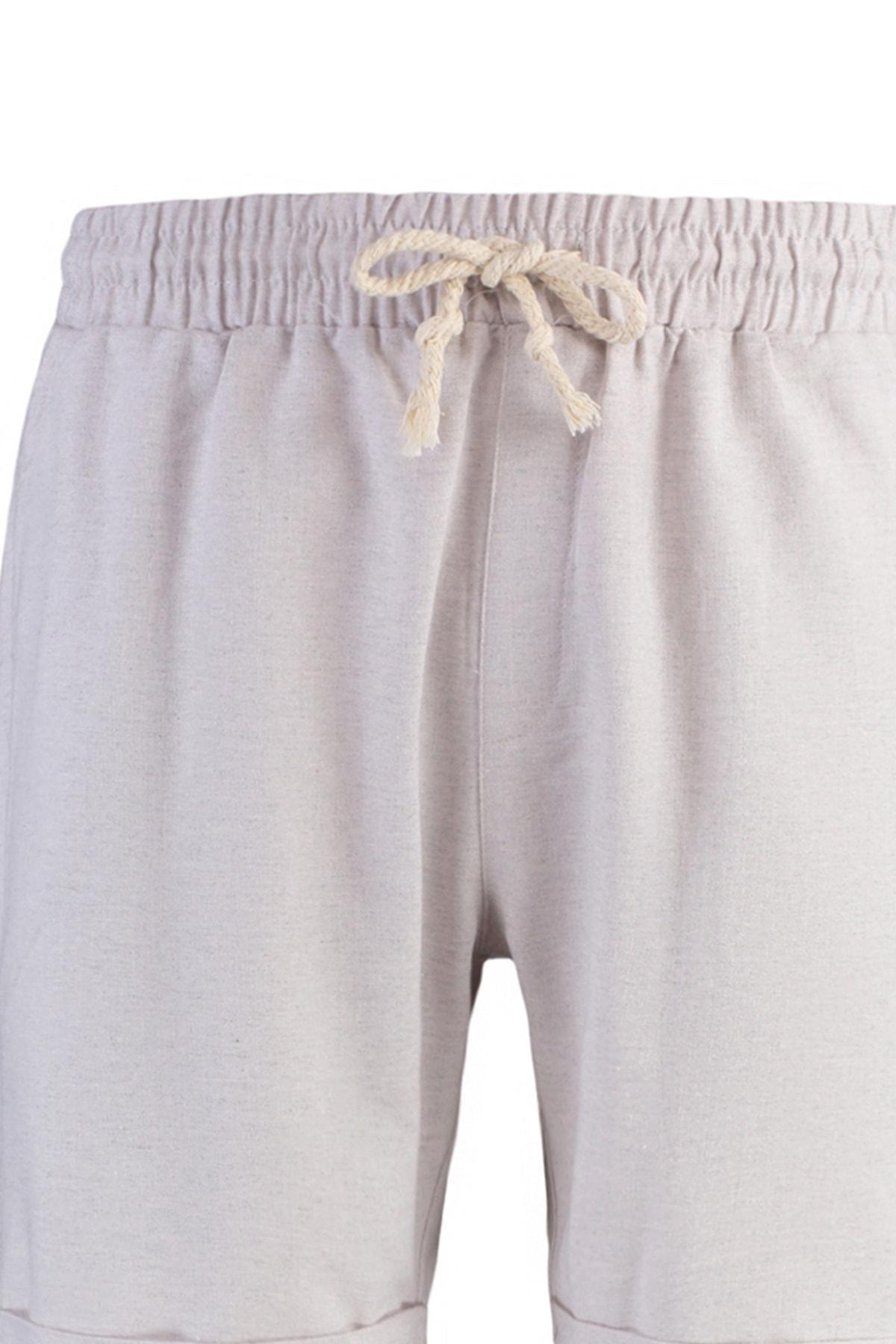 Grey Mid Waist Shorts, , large image number 14