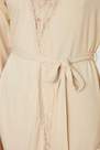 Trendyol - Cream Mini Dressing Gown