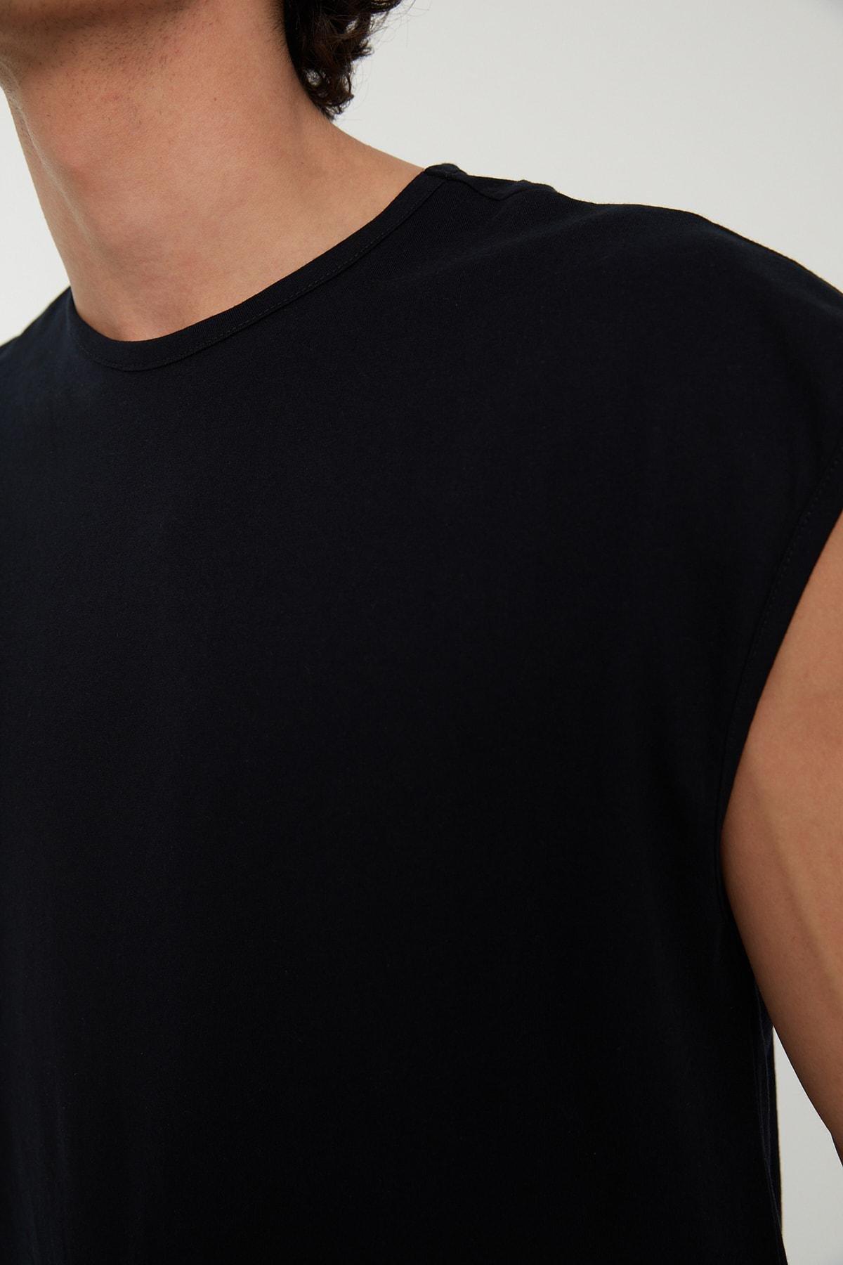 Navy Oversize Crew Neck Camisole, Set Of 2, , large image number 5