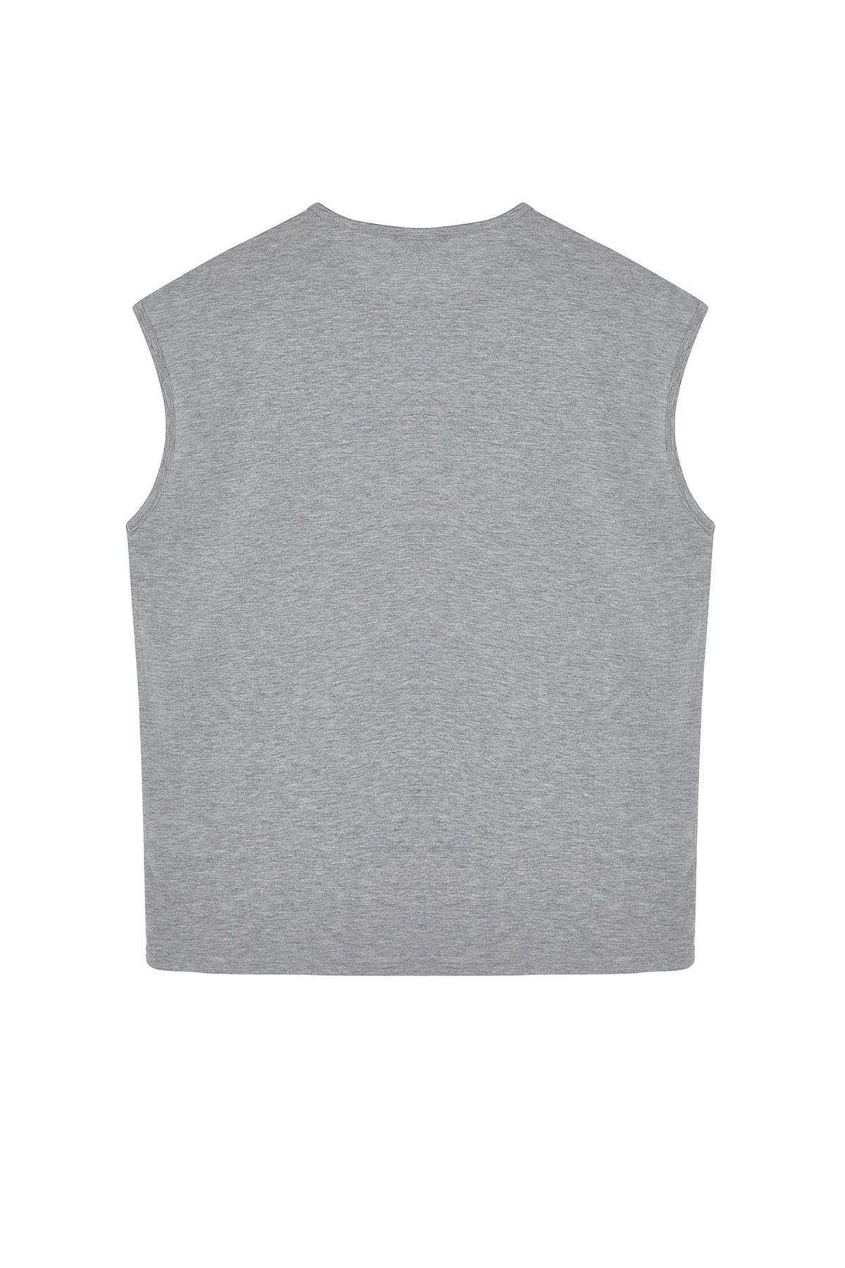 Navy Oversize Crew Neck Camisole, Set Of 2, , large image number 8