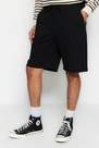 Trendyol - Black Mid Waist Shorts