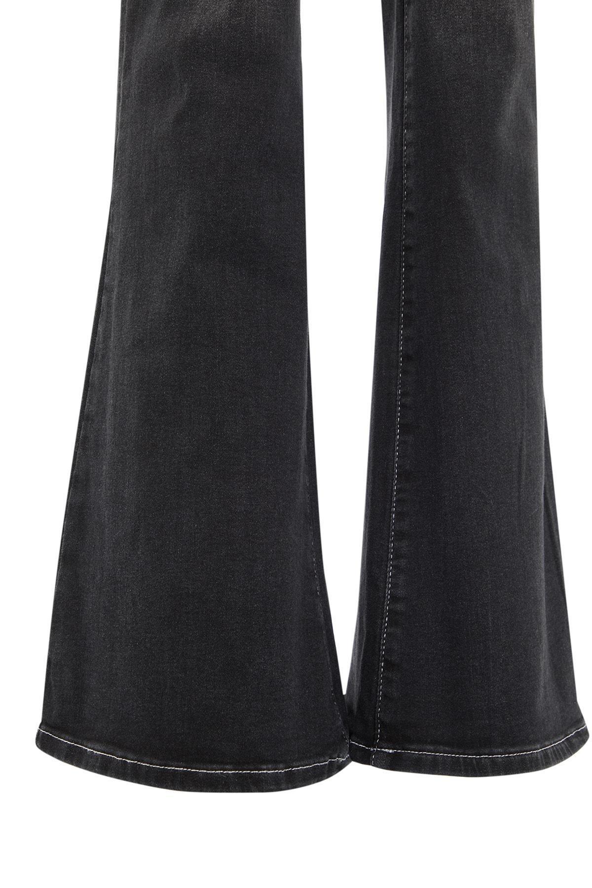 Black Bootcut Jeans, , large image number 7