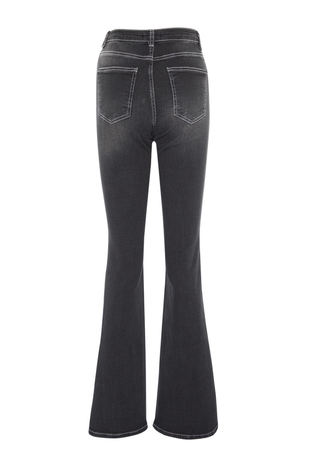 Black Bootcut Jeans, , large image number 8