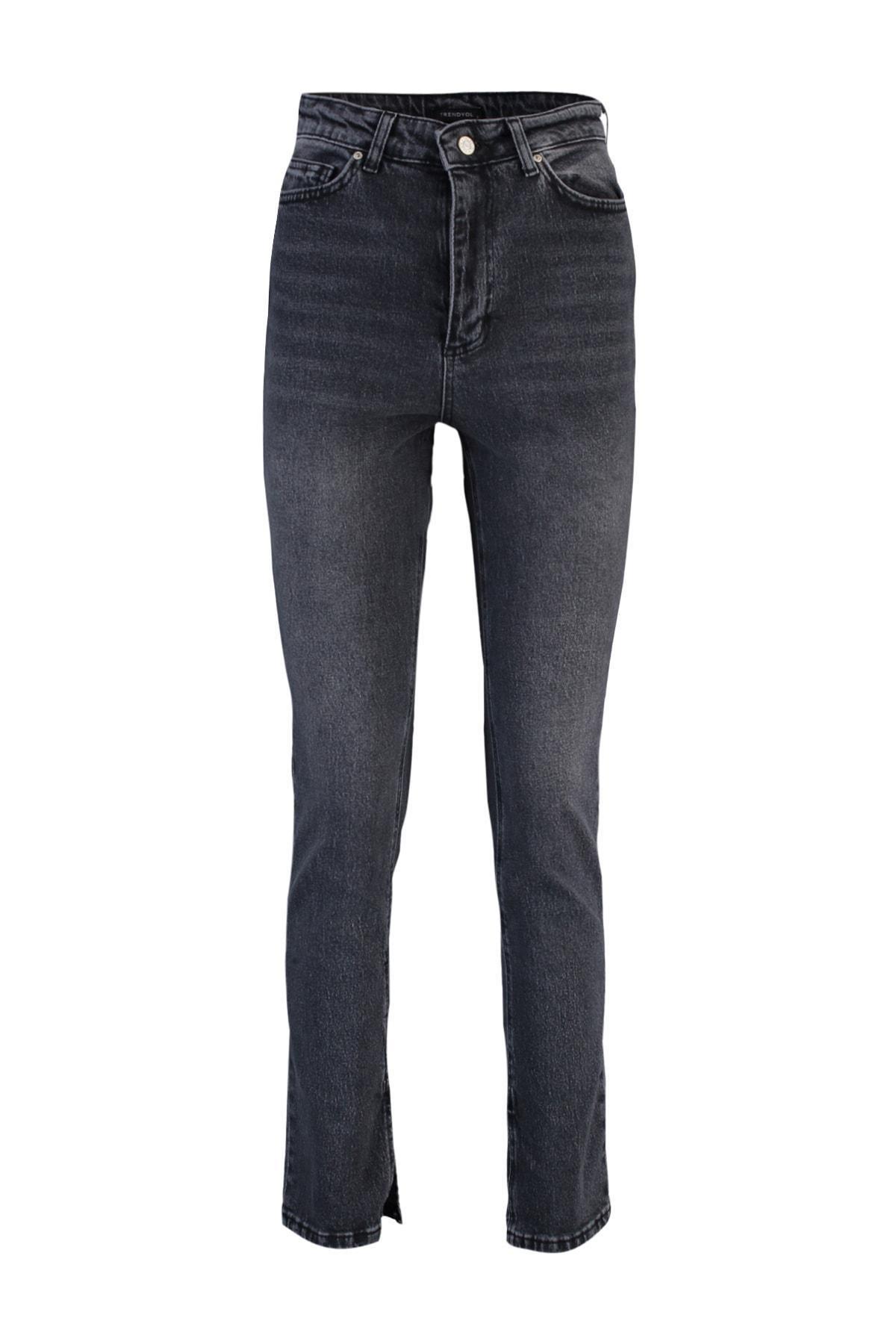 Trendyol - Black Denim Bootcut Jeans