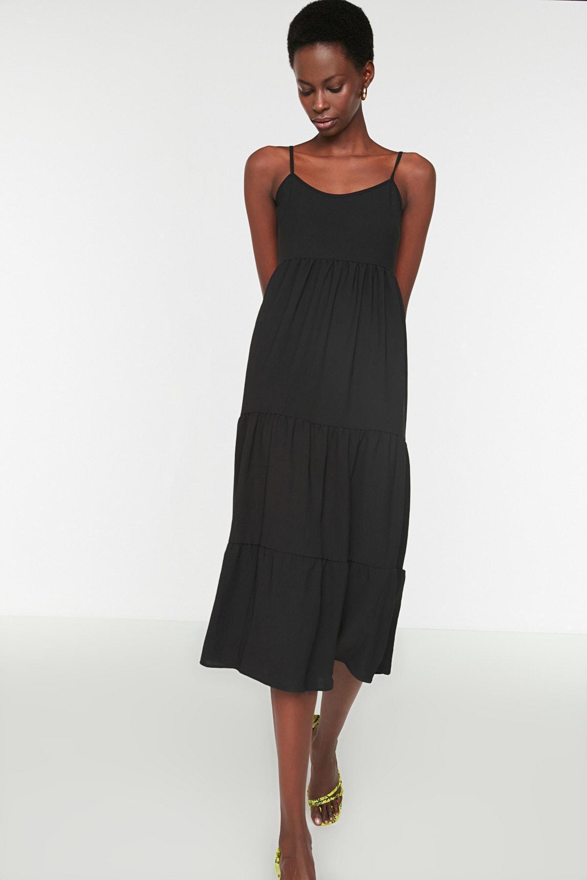 Black Skater Dress, , large image number 1