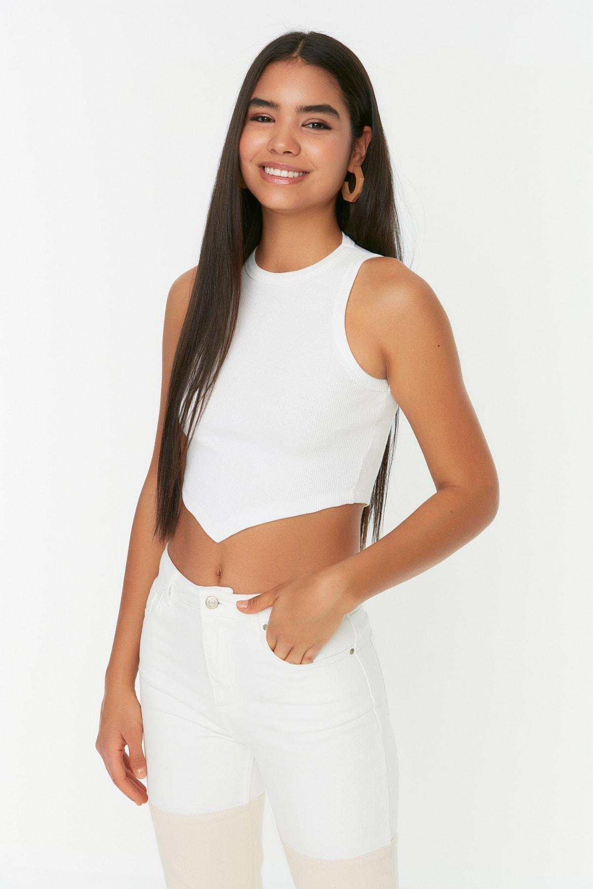Cream Slim Camisole, , large image number 1