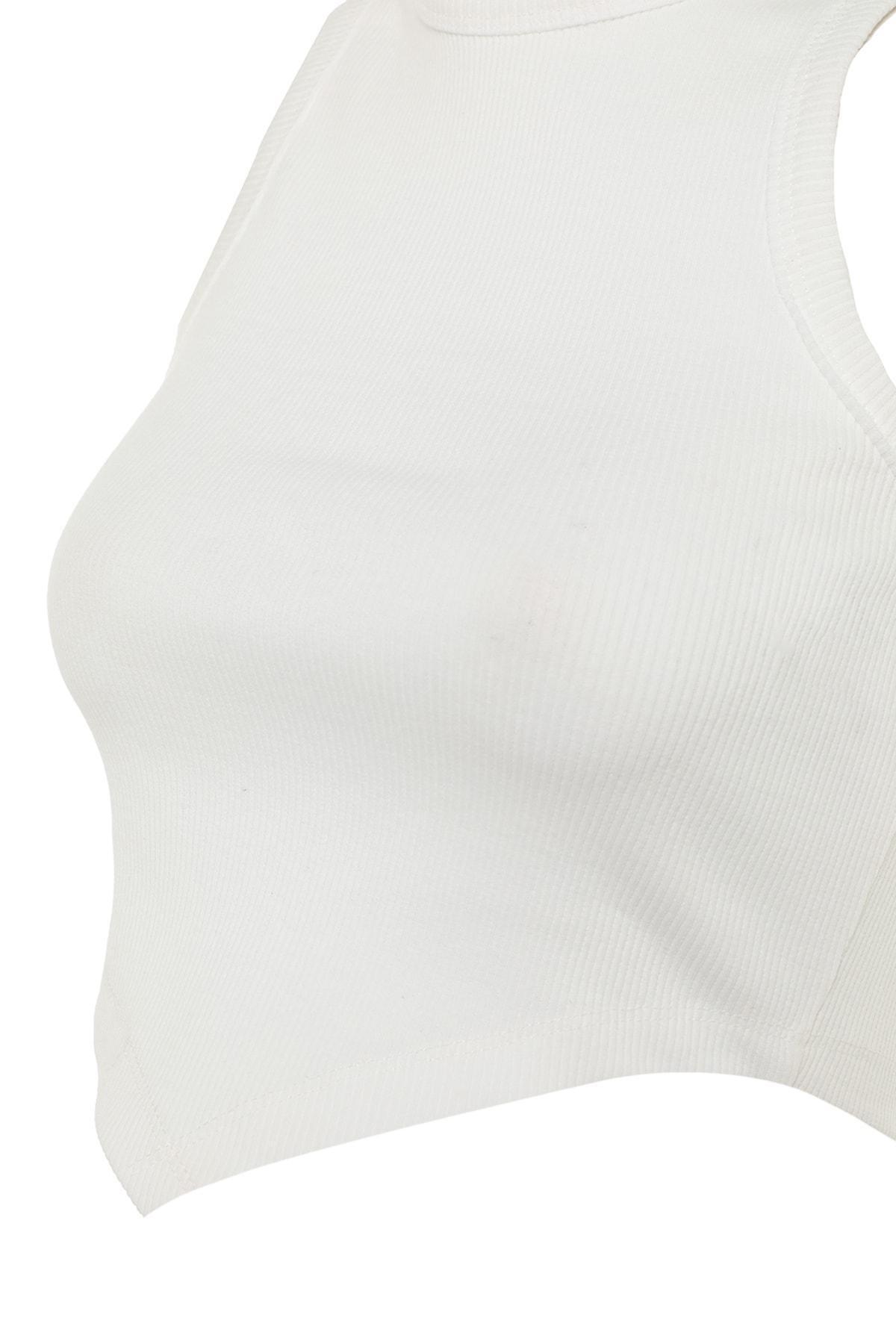Cream Slim Camisole, , large image number 6