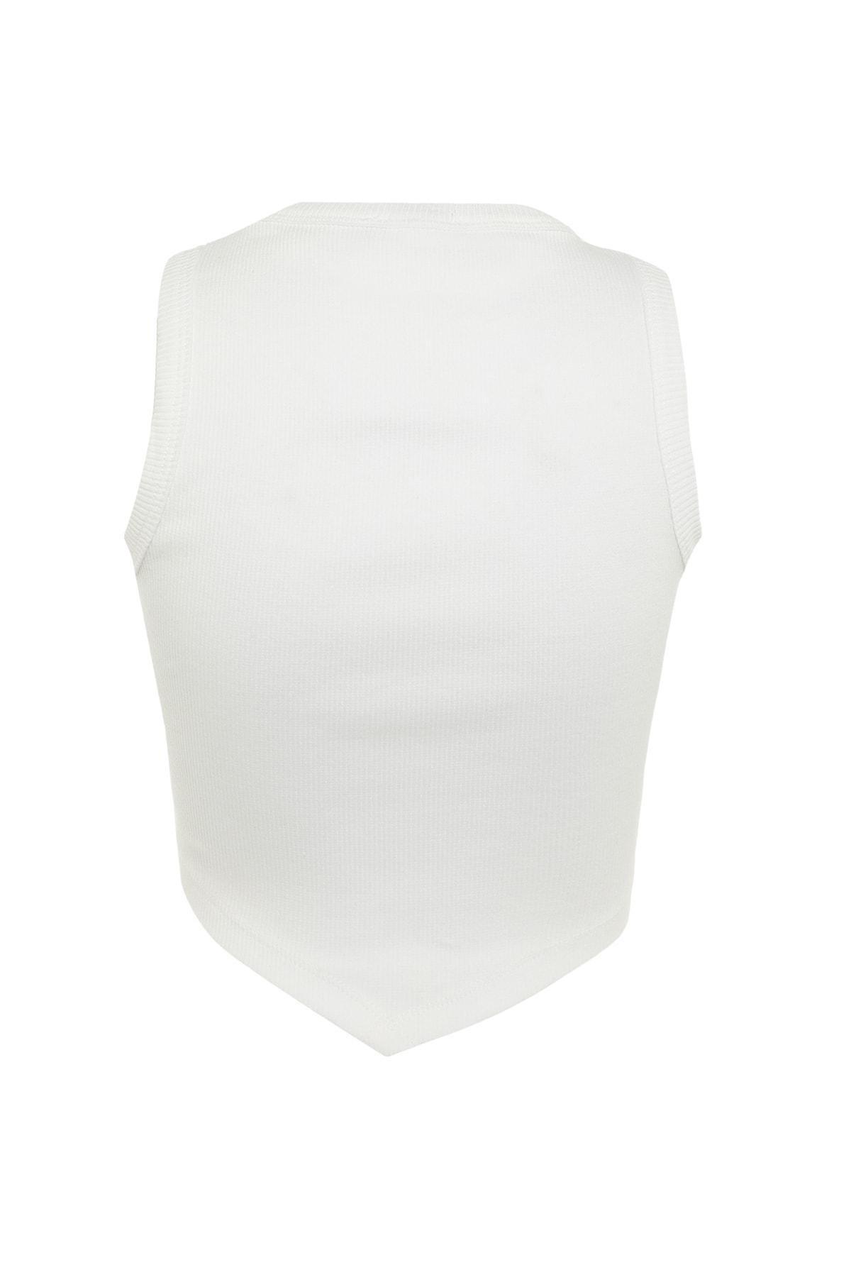 Cream Slim Camisole, , large image number 7