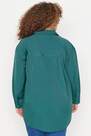 Trendyol - Khaki Plus Size Collared Shirt