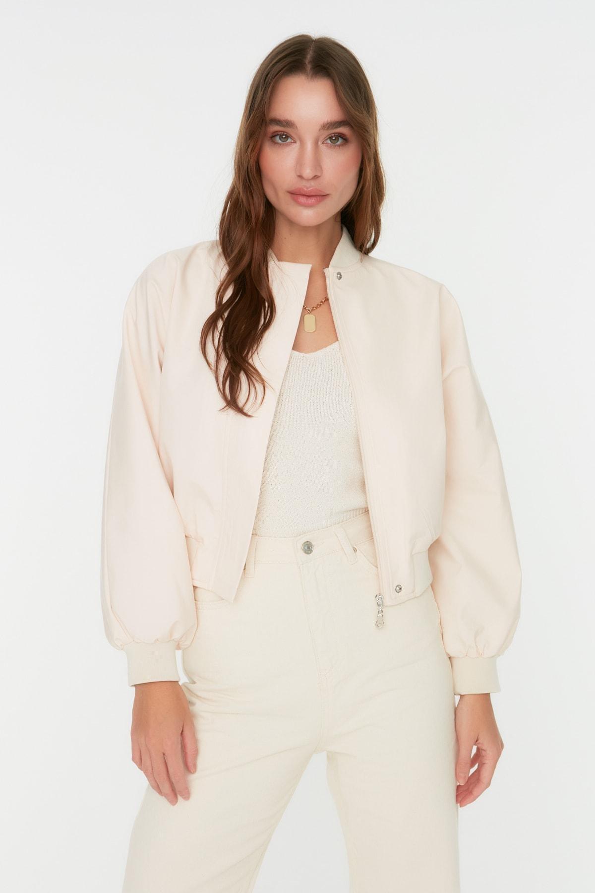 Beige Oversize Jacket, , large image number 0