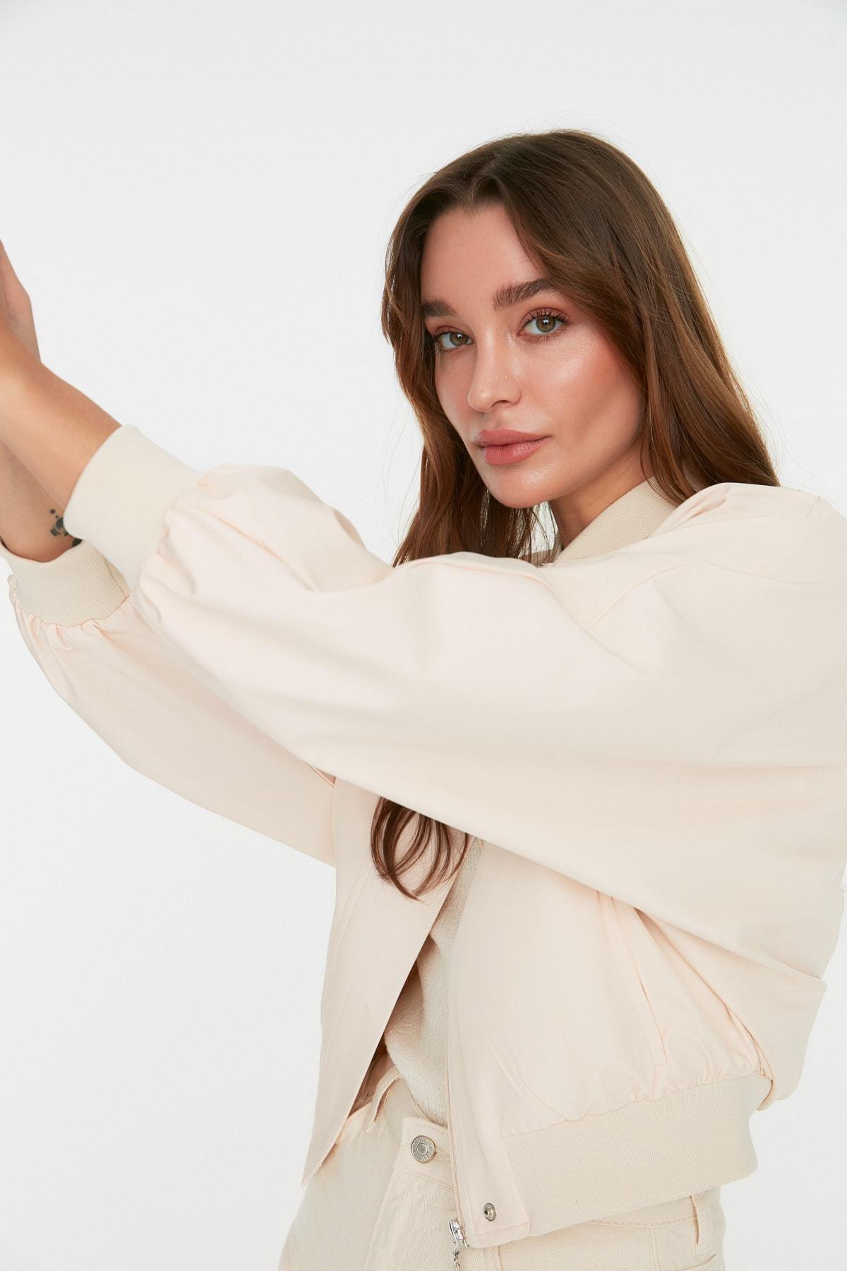 Beige Oversize Jacket, , large image number 2
