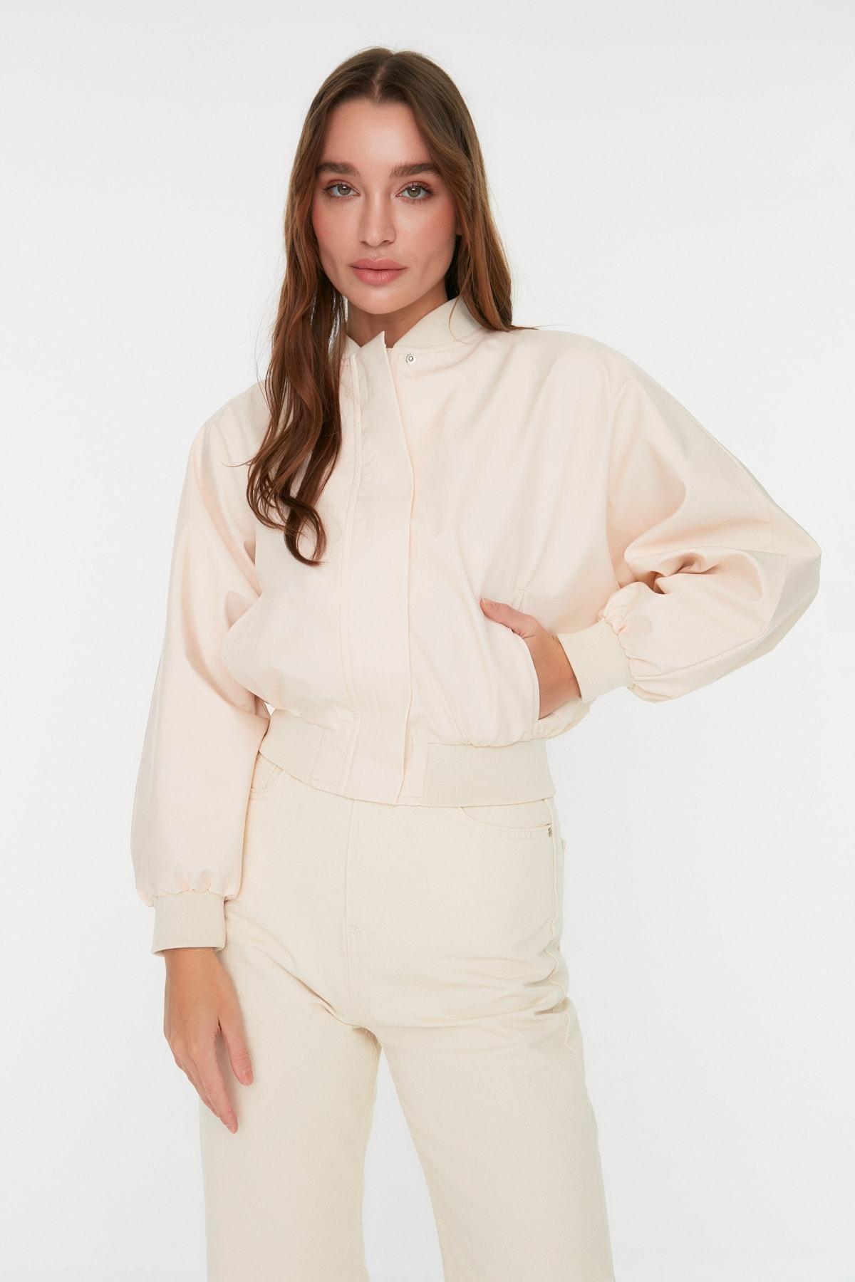Beige Oversize Jacket, , large image number 3