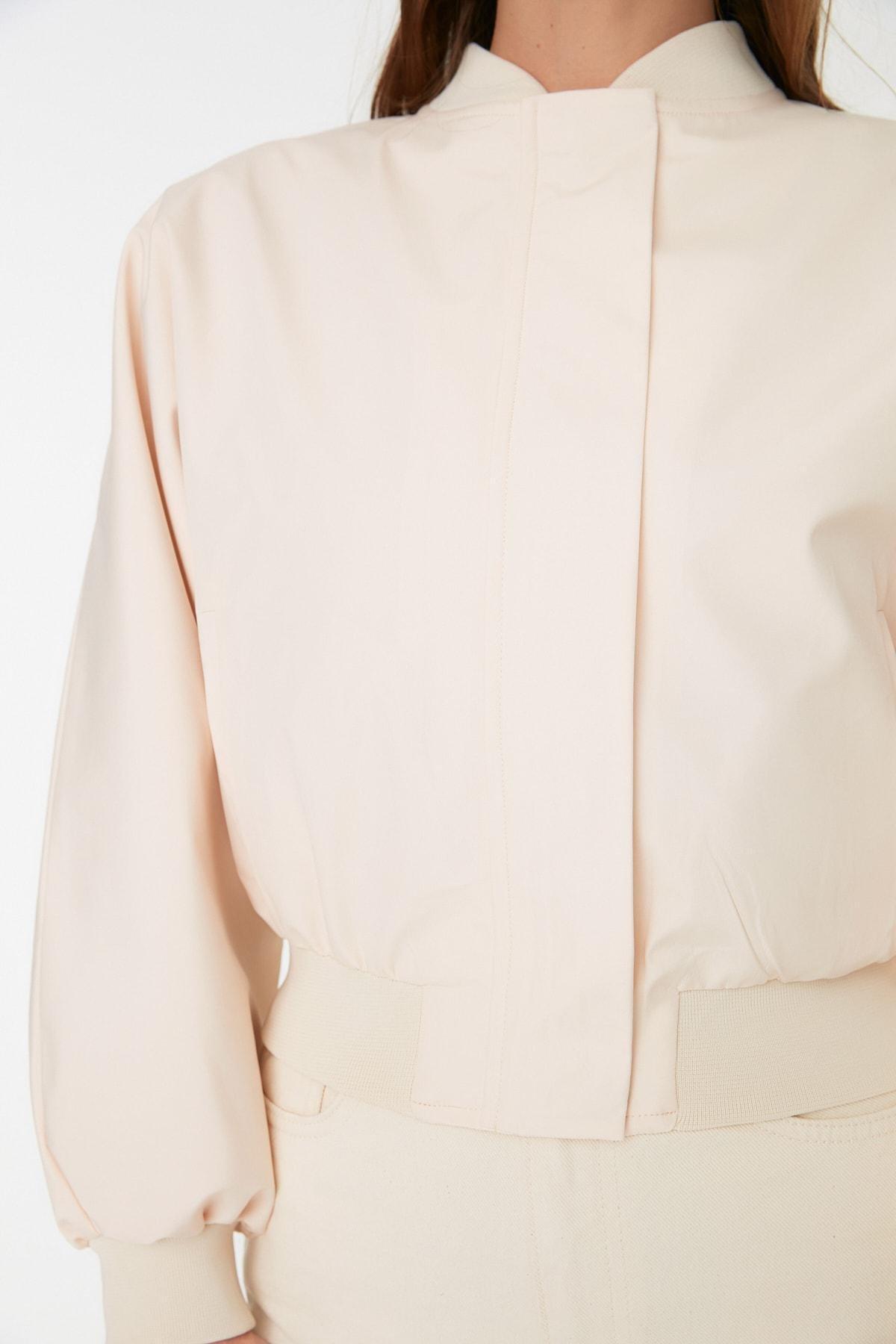 Beige Oversize Jacket, , large image number 4