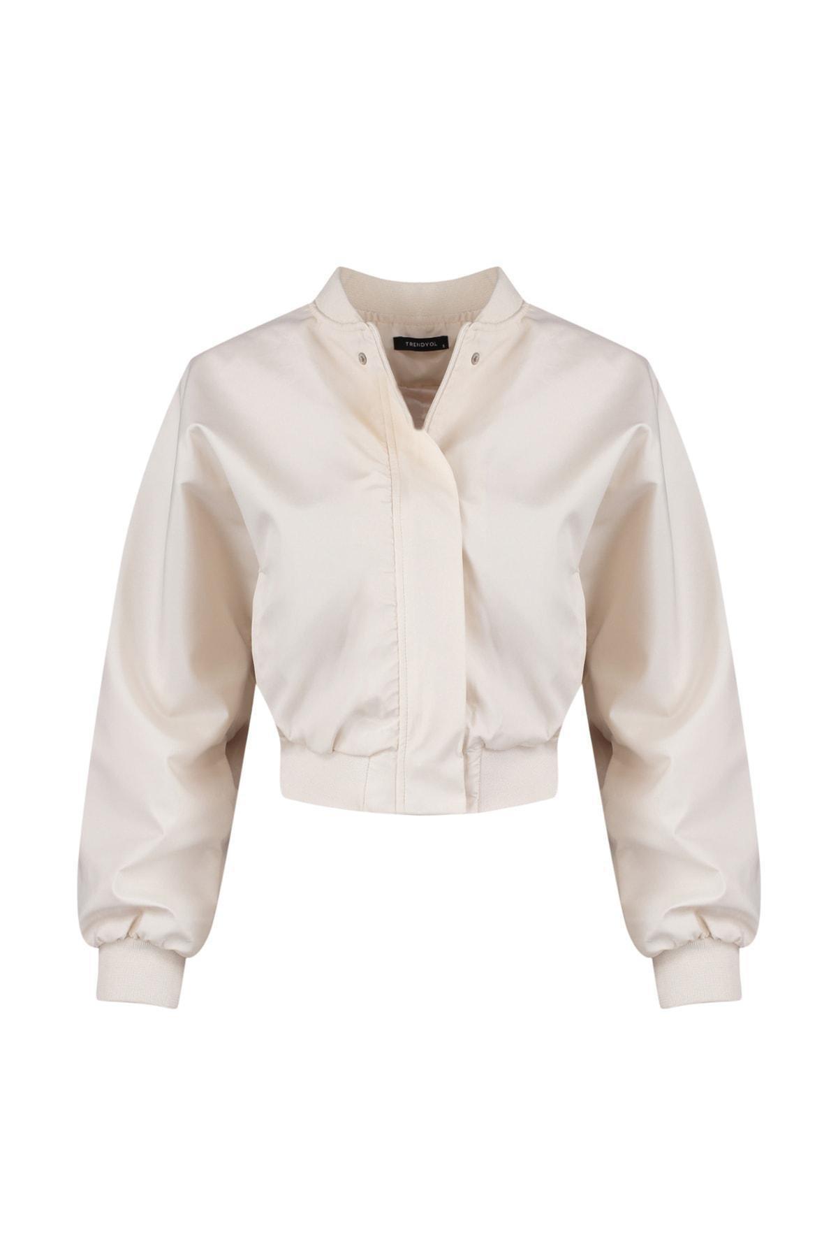 Beige Oversize Jacket, , large image number 6