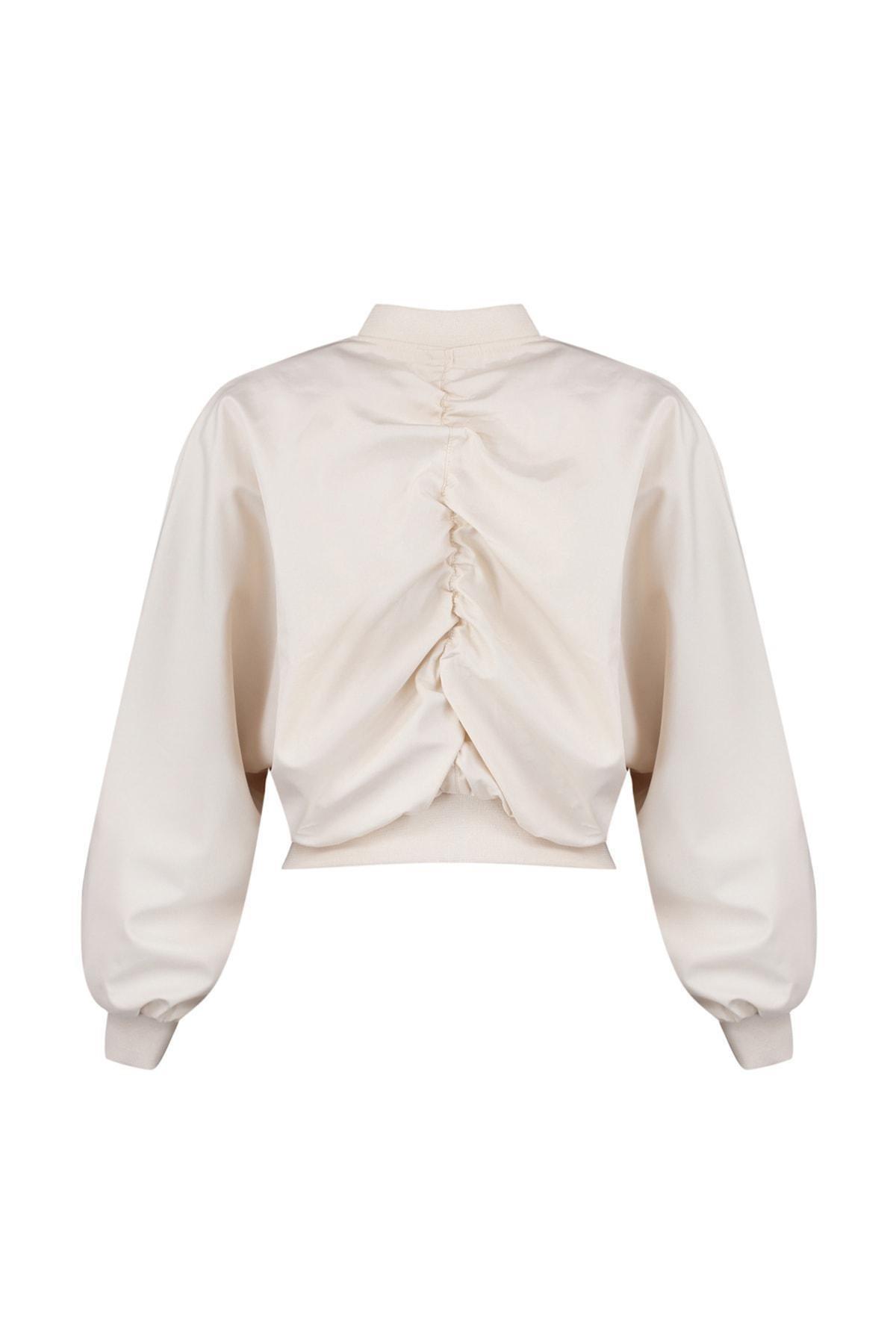 Beige Oversize Jacket, , large image number 8