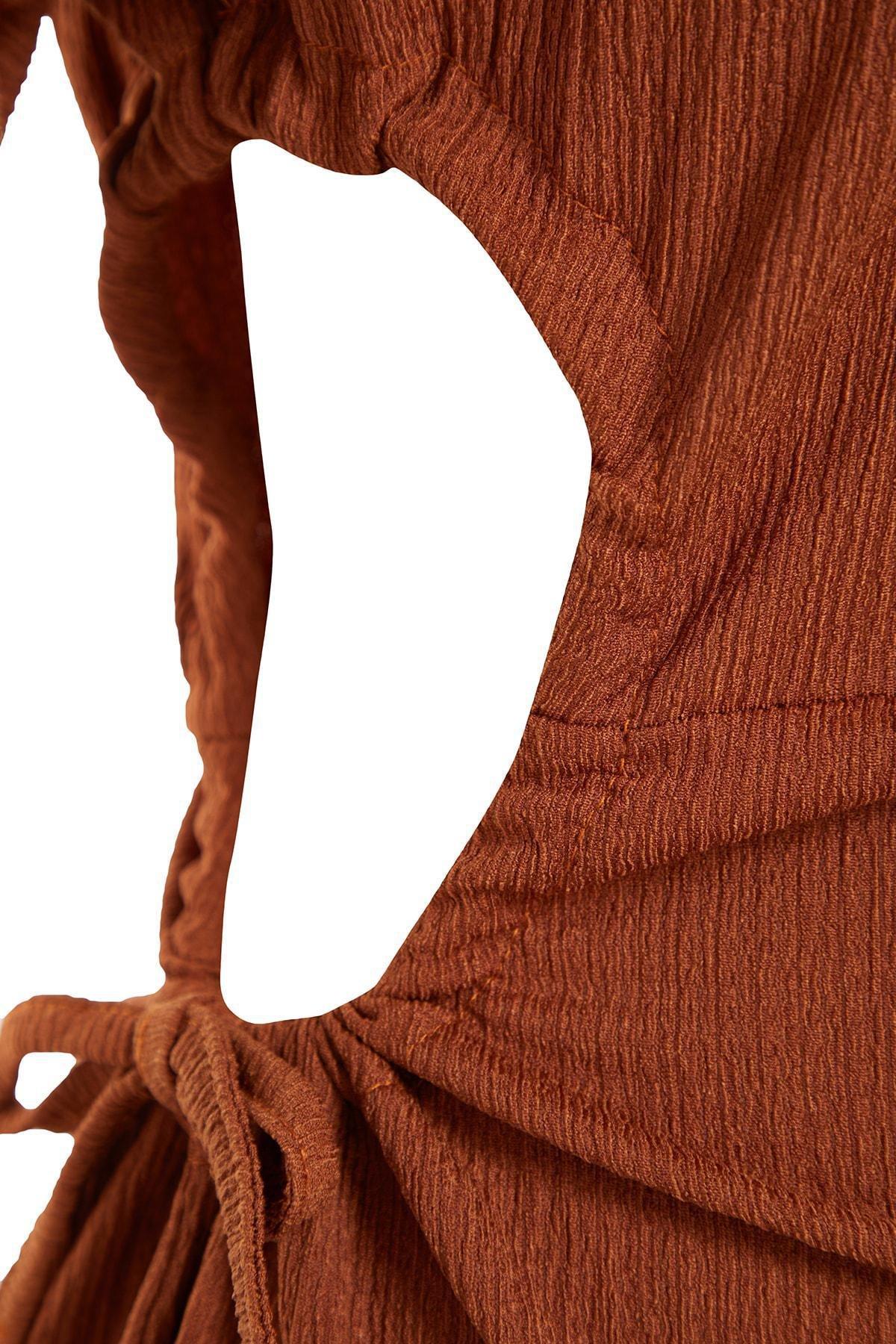 Brown A-Line Dress, Brown, large image number 11