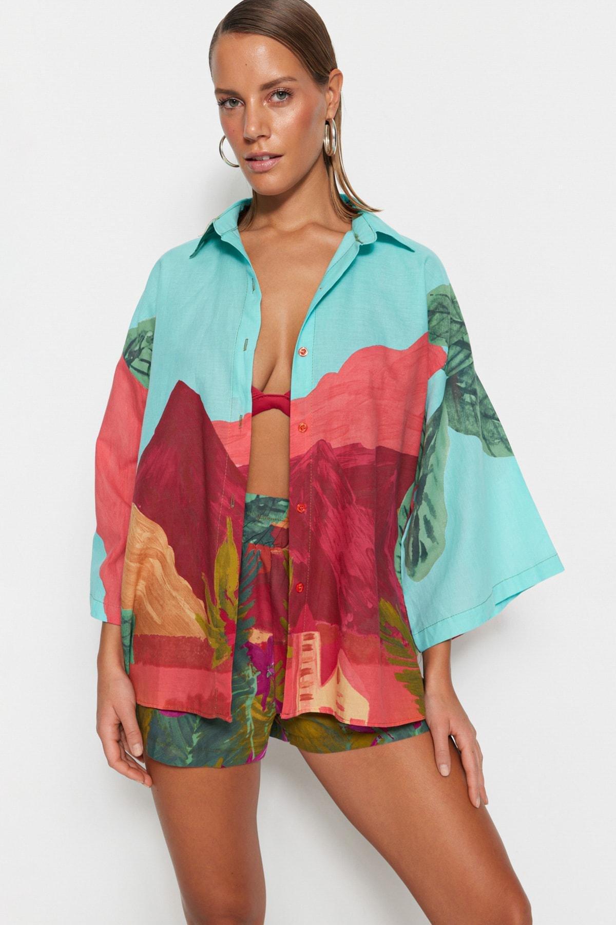 Multicolour Relaxed Co-Ord Set, , large image number 2