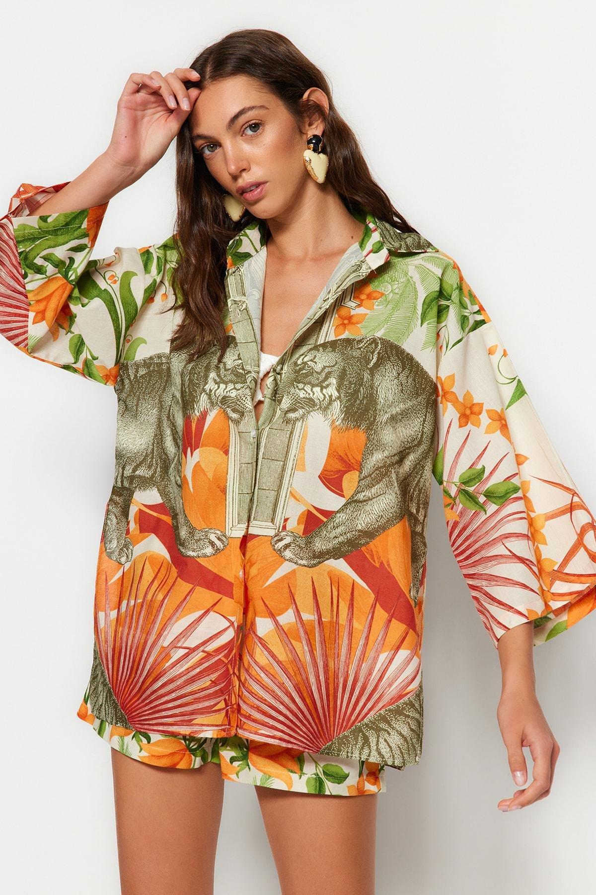Multicolour Relaxed Co-Ord Set, , large image number 3