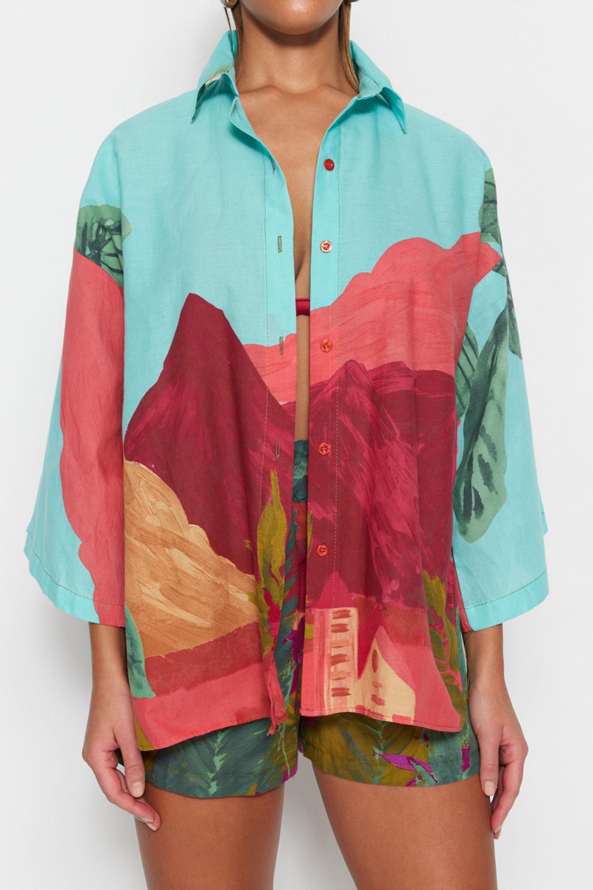 Multicolour Relaxed Co-Ord Set, , large image number 5