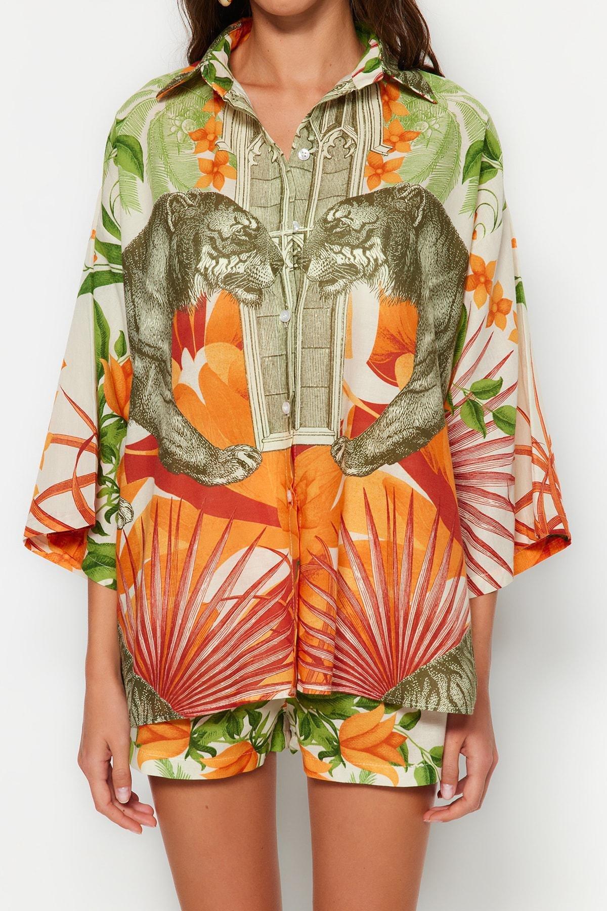 Multicolour Relaxed Co-Ord Set, , large image number 6