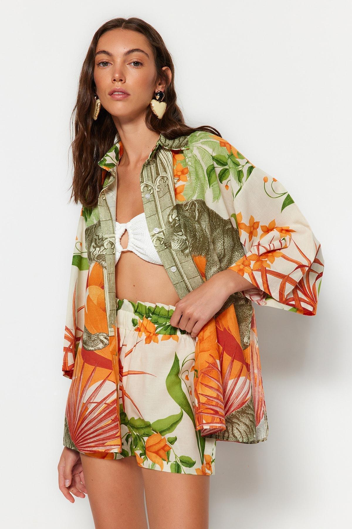 Multicolour Relaxed Co-Ord Set, , large image number 12