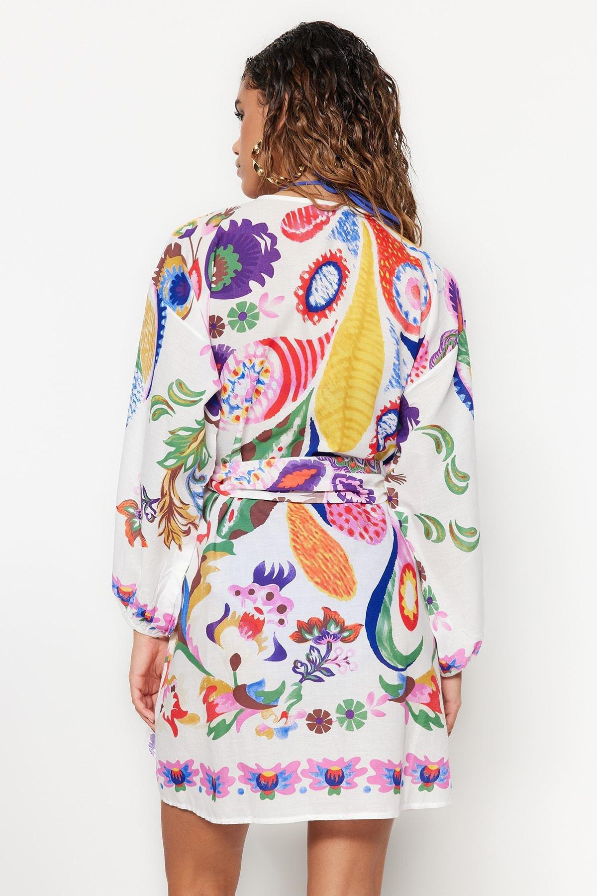 Balloon Sleeve Kimono, , large image number 6