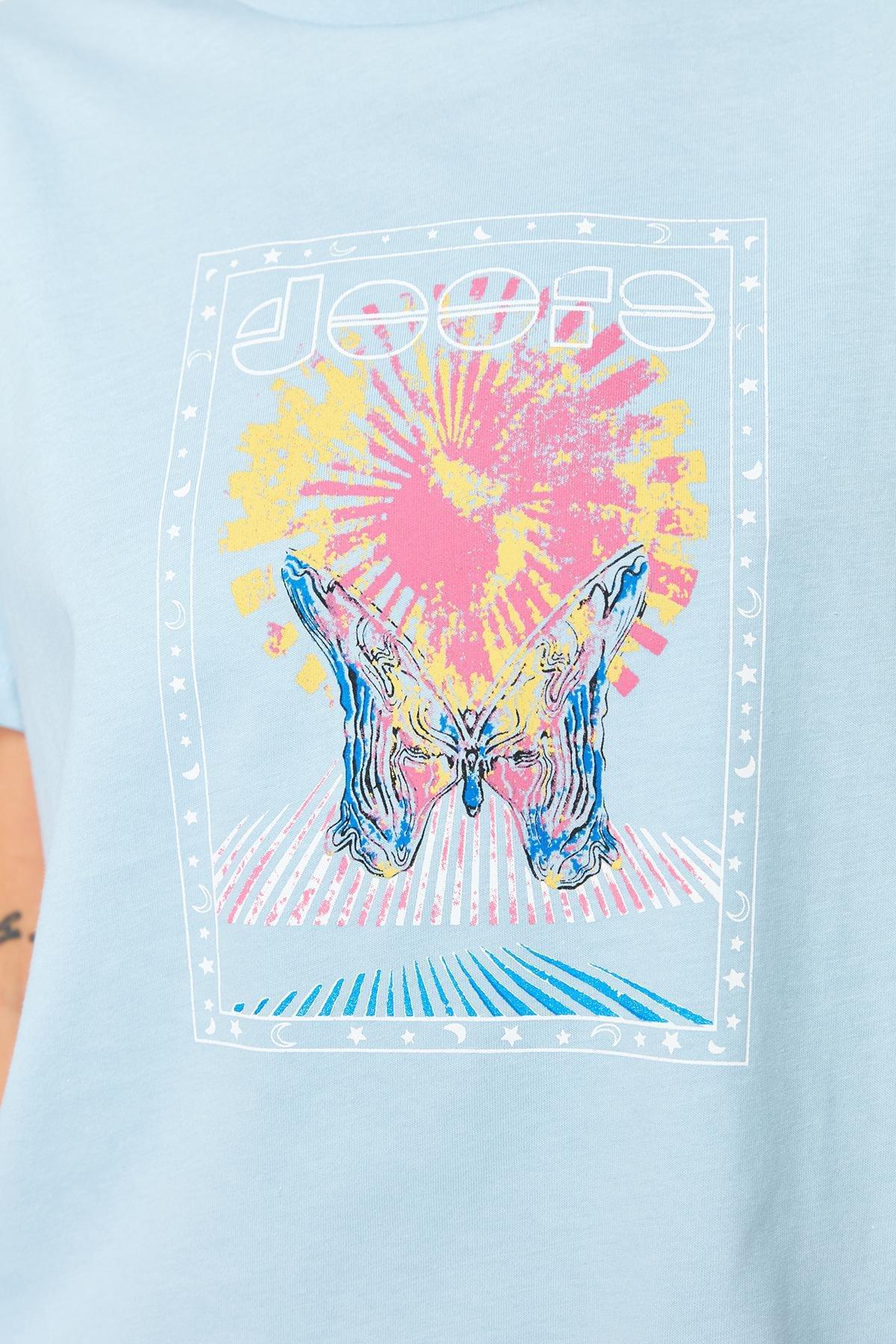 Navy Oversize Crew Neck Tshirt, Dark blue, large image number 9