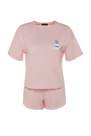 Trendyol - Pink Plain Pajama Set