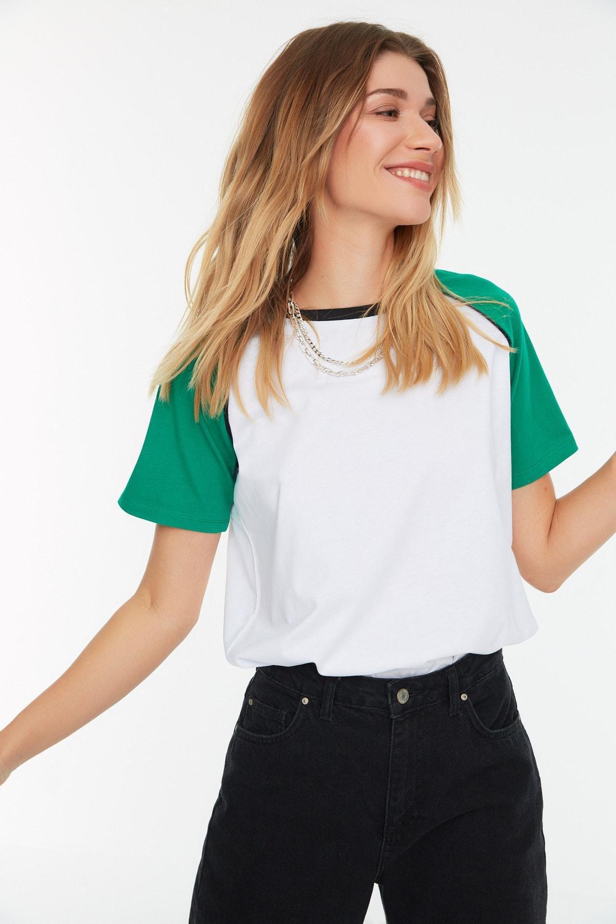Green Crew Neck Tshirt, , large image number 1