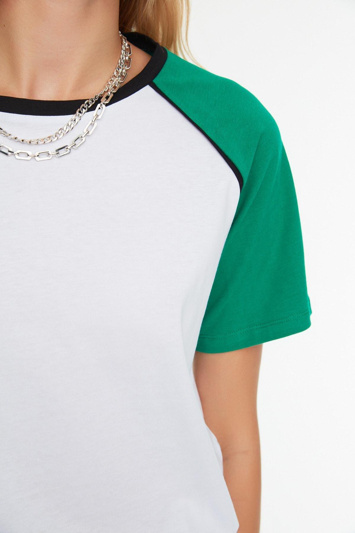 Green Crew Neck Tshirt, , large image number 3