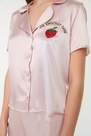 Trendyol - Pink Lapel Collar Pajama Set