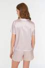 Trendyol - Pink Lapel Collar Pajama Set