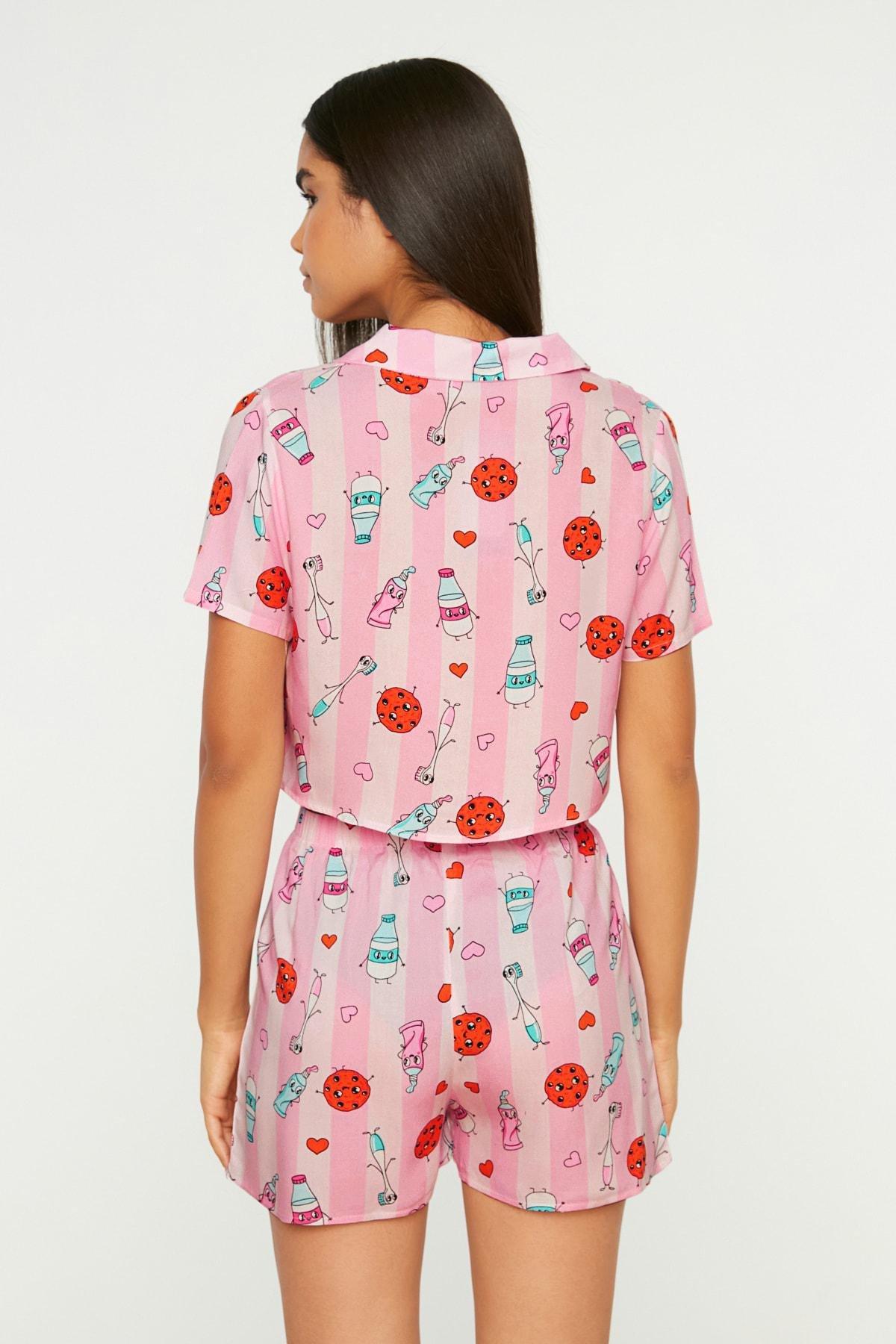 Multicolour Graphic Pajama Set, , large image number 5