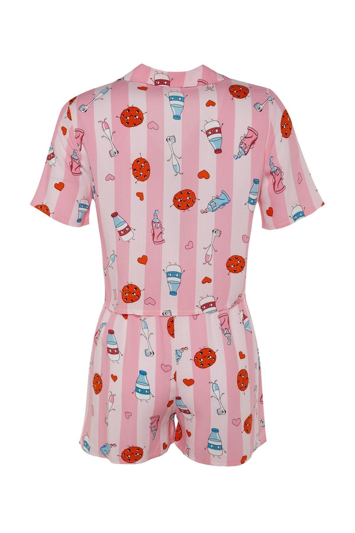 Multicolour Graphic Pajama Set, , large image number 7
