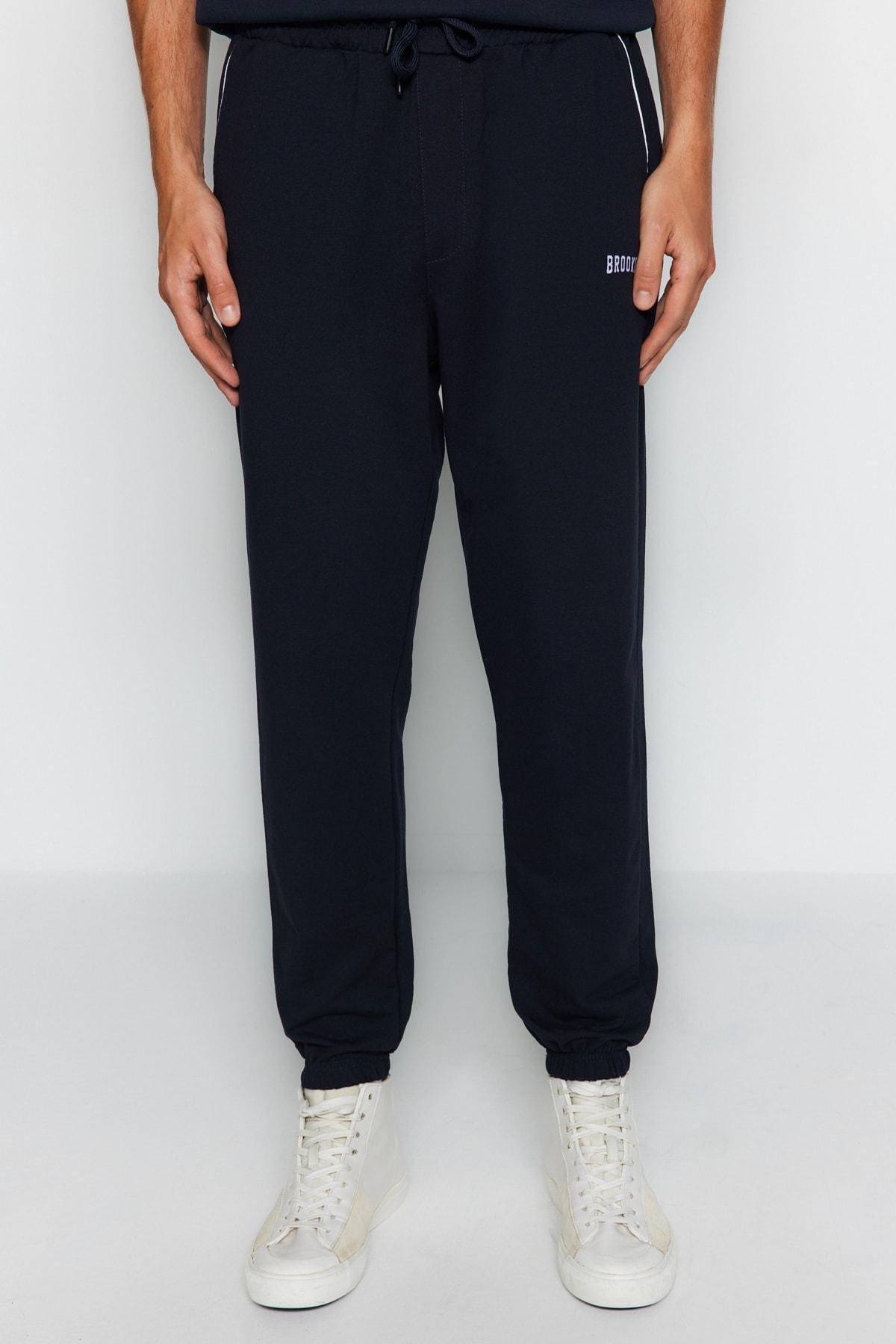 Trendyol - Navy Joggers Sweatpants