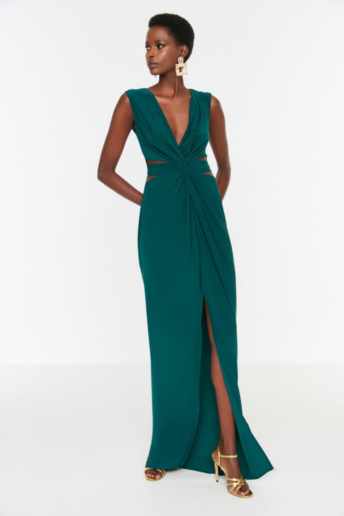 Green Shift Occasionwear Maxi Dress, , large image number 0