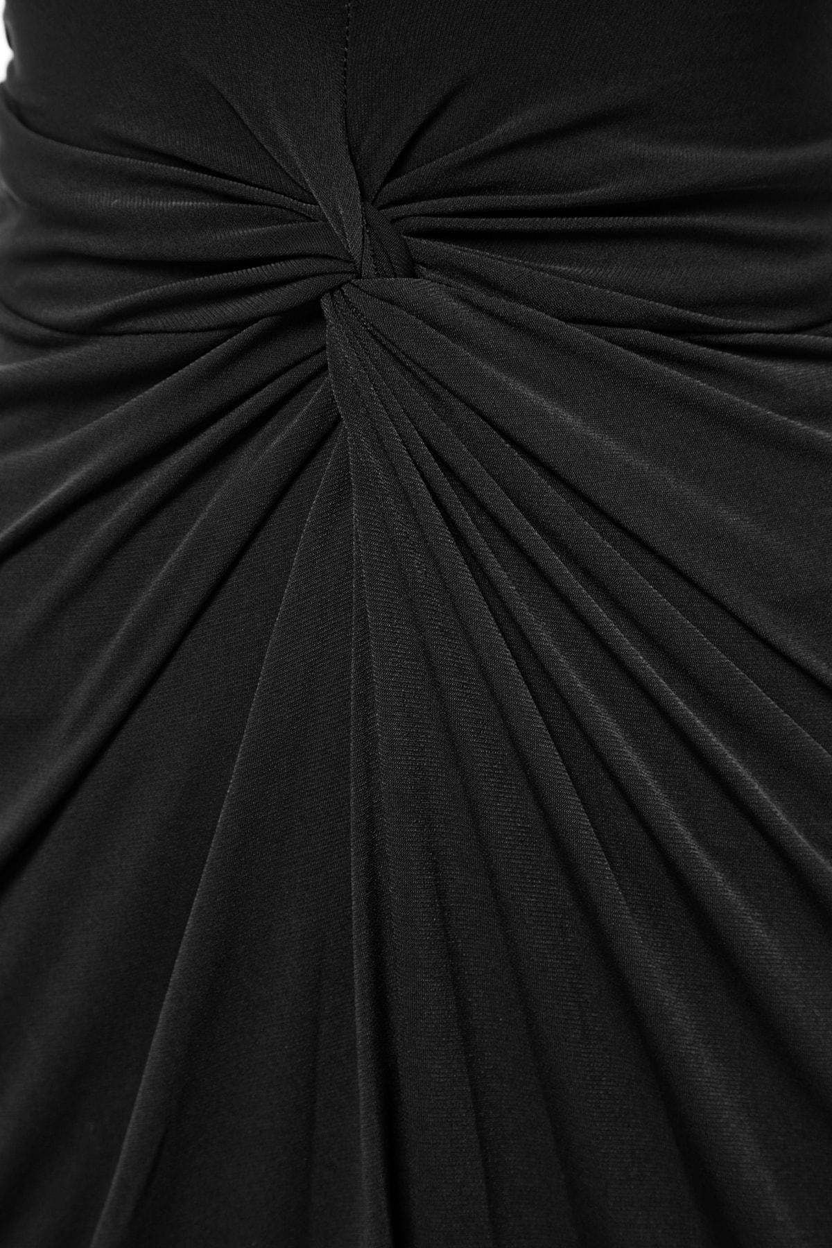 Black Shift Occasionwear Maxi Dress, , large image number 7