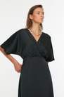 Trendyol - Black A-Line Occasionwear Maxi Dress