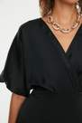 Trendyol - Black A-Line Occasionwear Maxi Dress