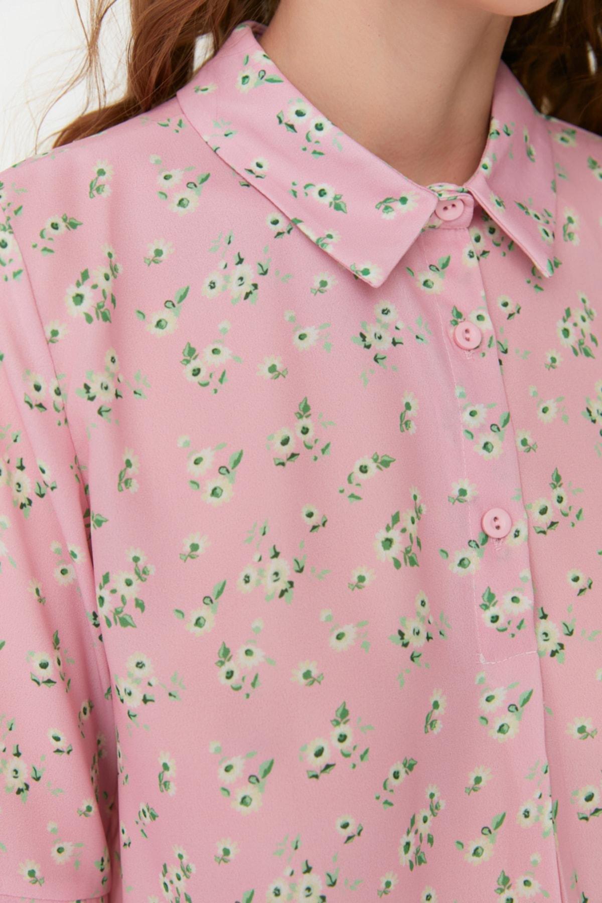 Pink Oversize Blouse, , large image number 3