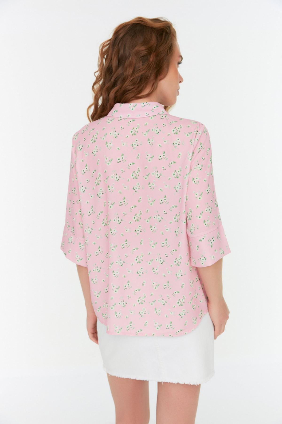 Pink Oversize Blouse, , large image number 4