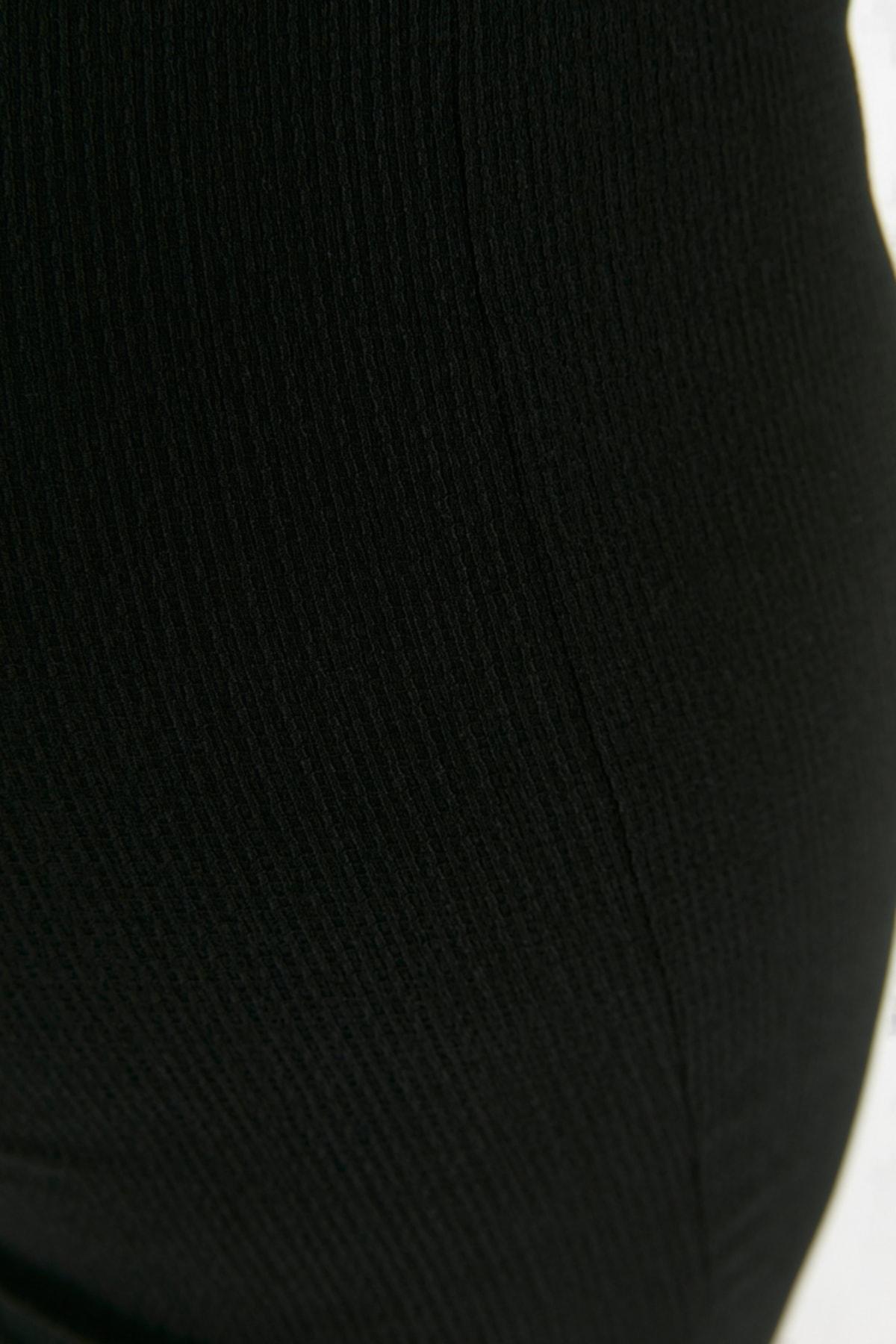 Black Slim Plus Size Pants, , large image number 2