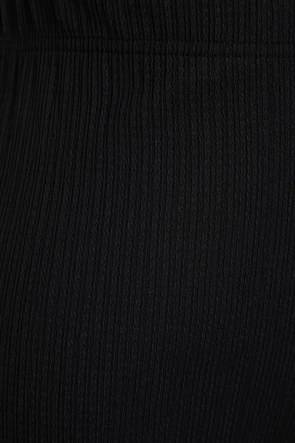 Black Slim Plus Size Pants, , large image number 7