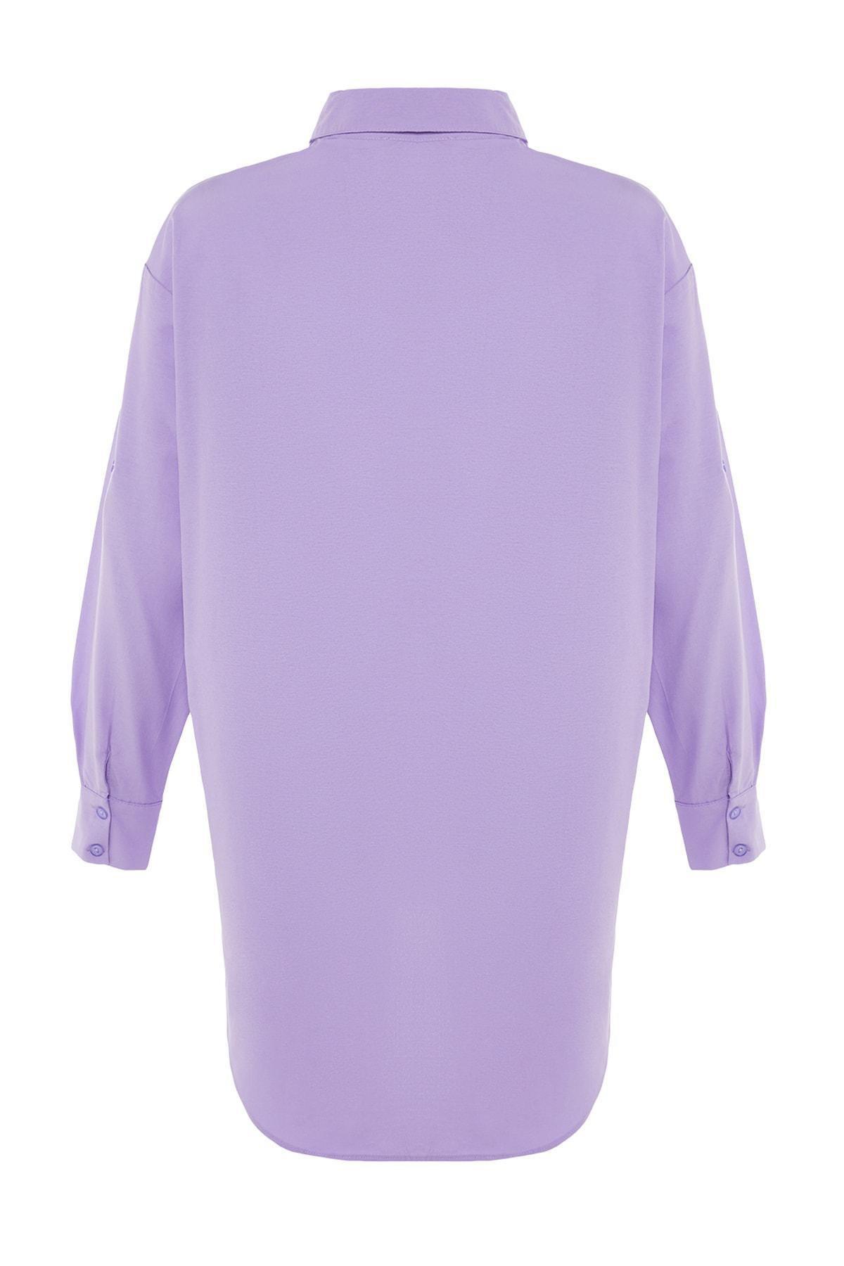 Purple Relaxed Shirt, , large image number 6
