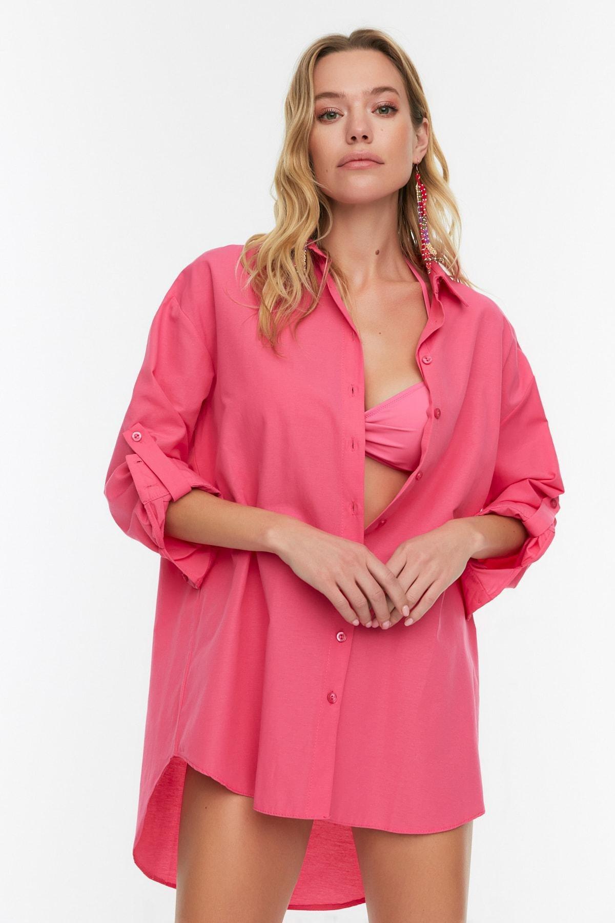 Pink Relaxed Shirt, , large image number 0