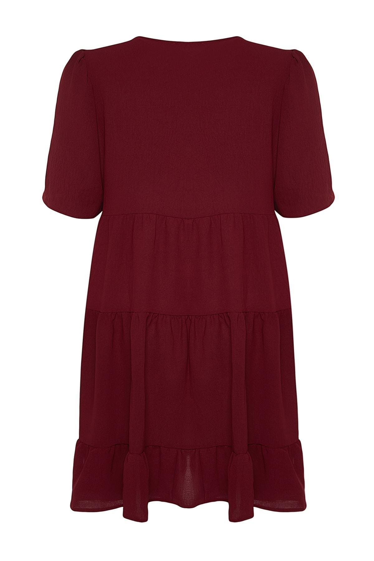 Purple A-Line Plus Size Dress, Purple, large image number 7